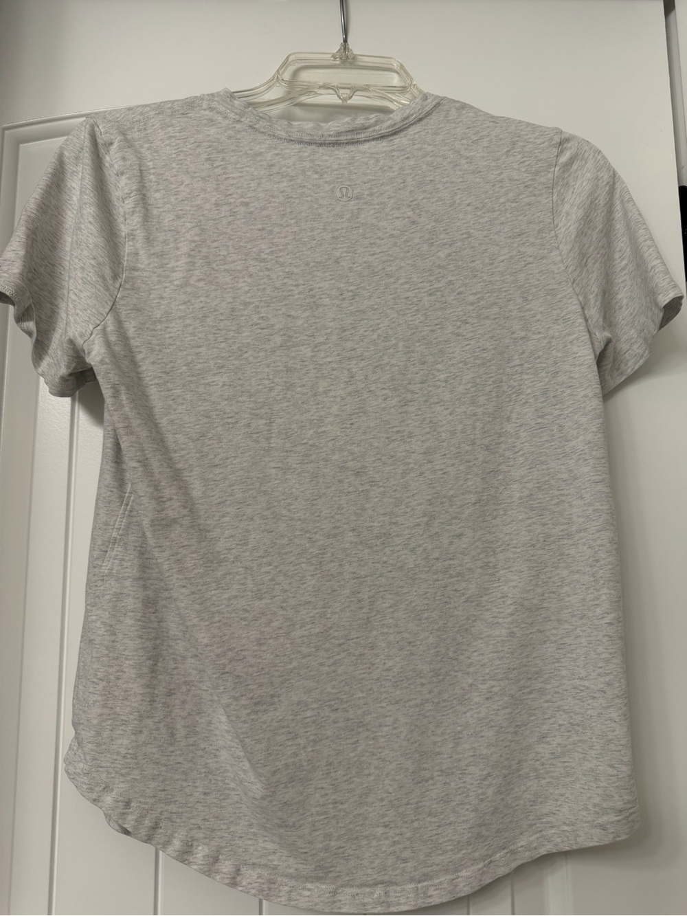 Lululemon Basic Crewneck Tee in Light Heather Gray - Picture 2 of 3